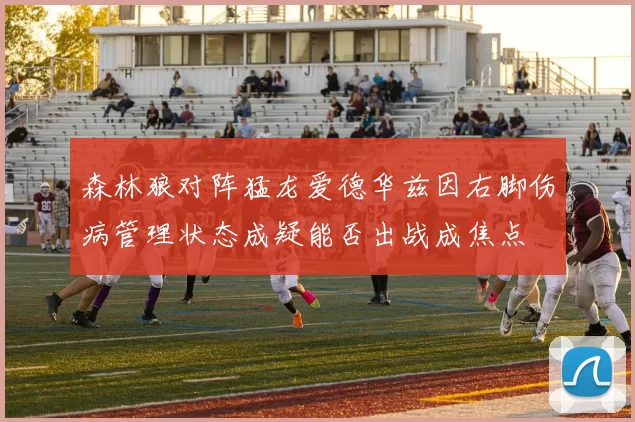 森林狼对阵猛龙爱德华兹因右脚伤病管理状态成疑能否出战成焦点